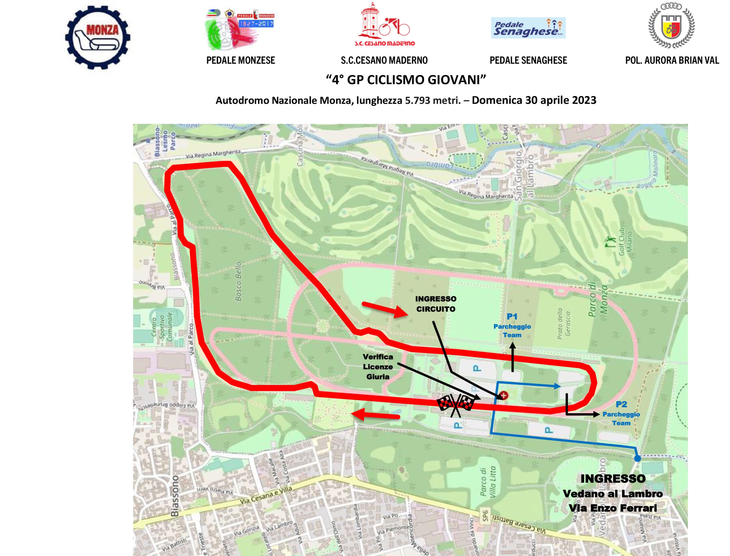  3° GP Ciclismo Giovani Autodromo Nazionale Monza