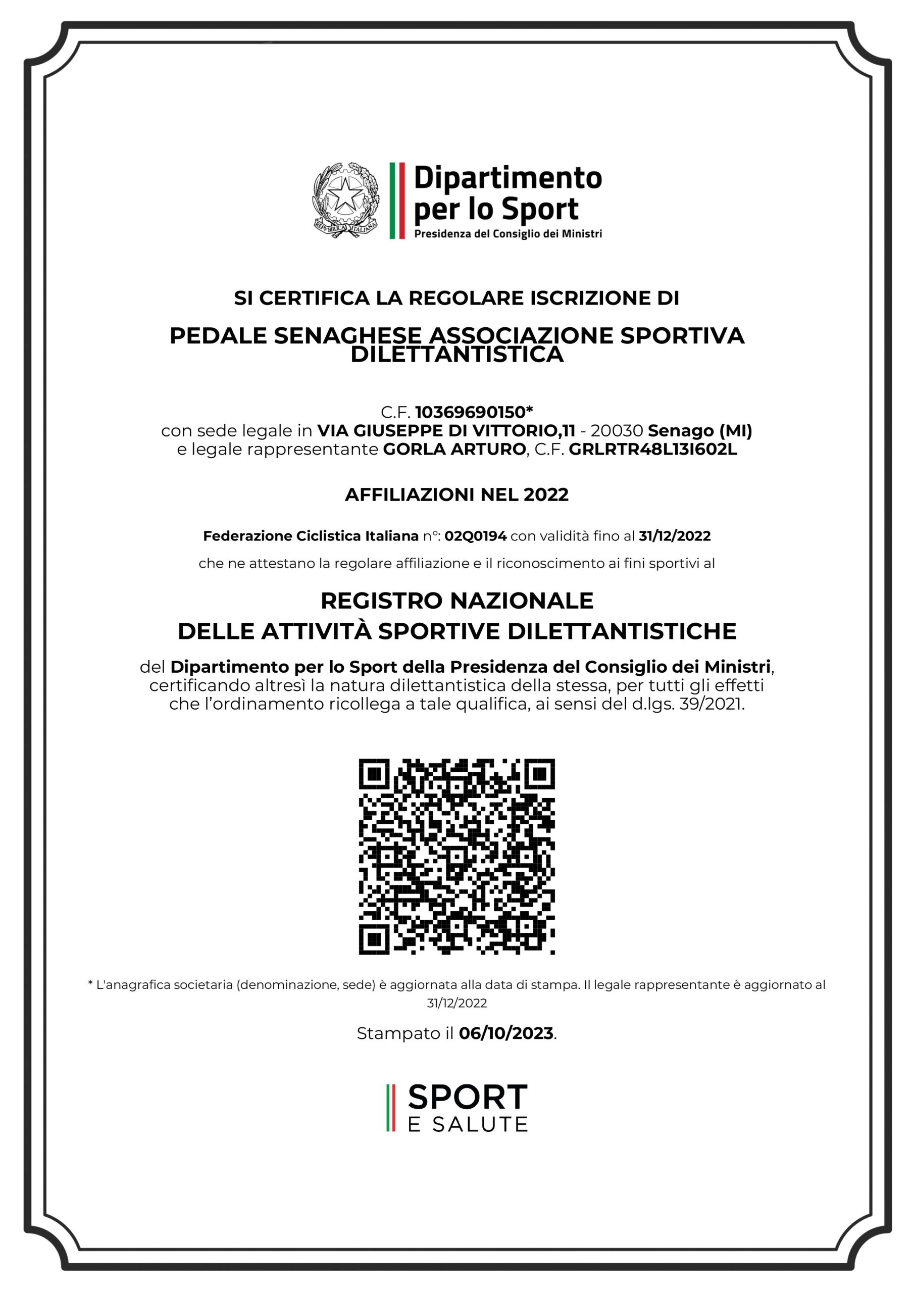 Certificazione_Dipartimento-per-lo-sport-2022