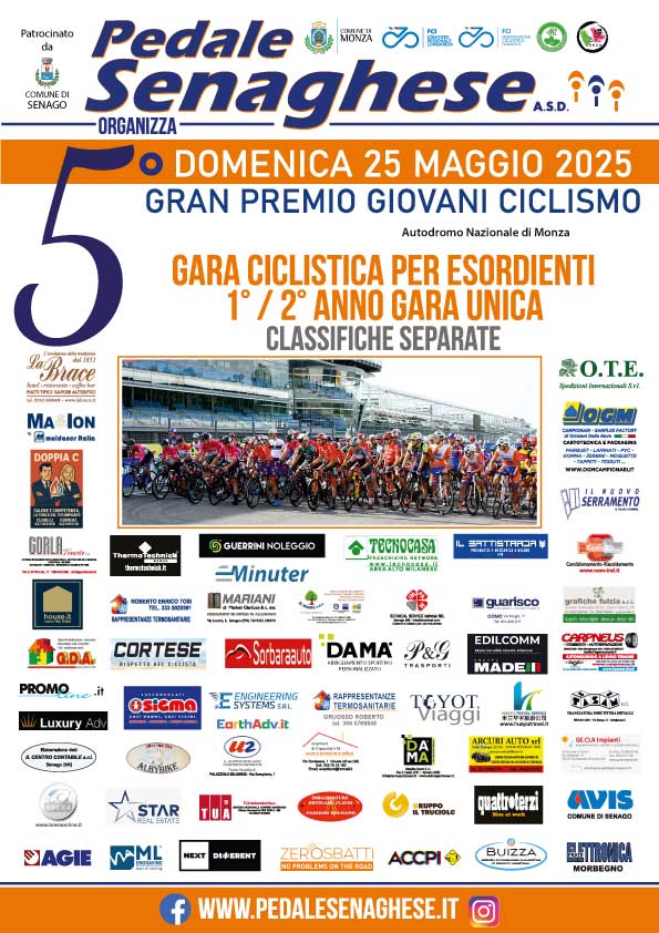 VOLANTINO-5°GARA-CICLISTICA-PER-ESORDIENTI-2025 prima pagina