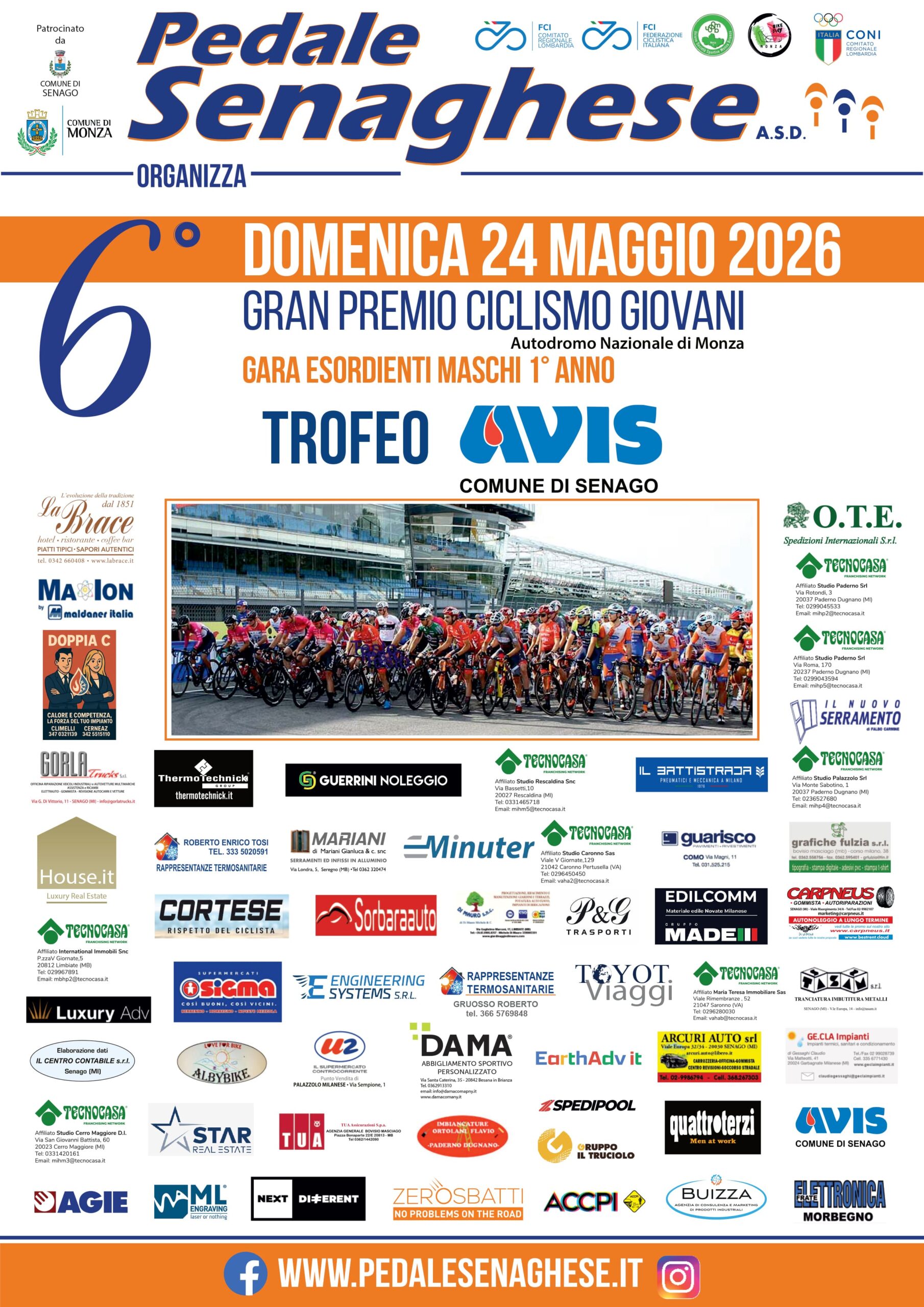 VOLANTINO-5°GARA-CICLISTICA-PER-ESORDIENTI-2025 prima pagina
