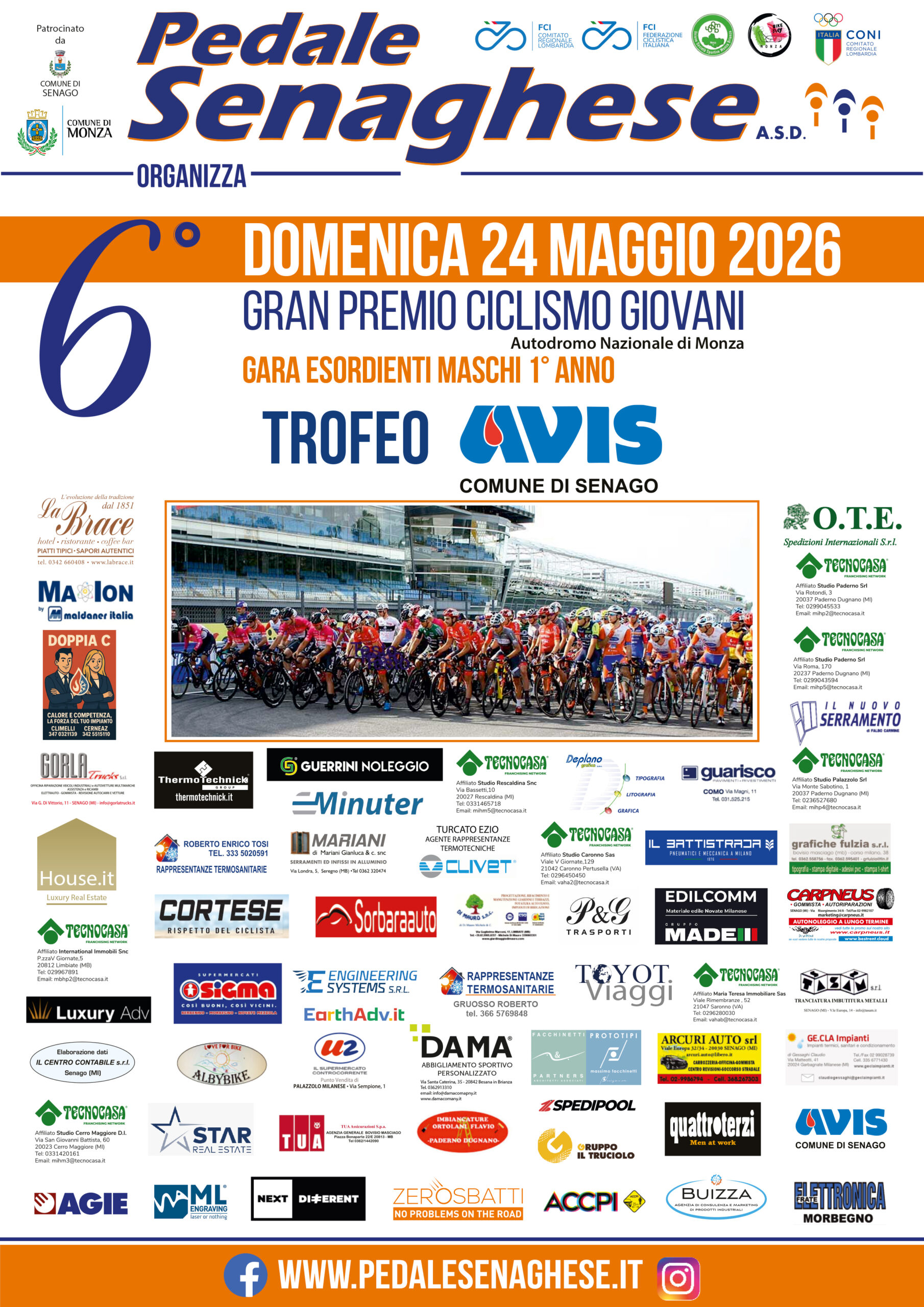 VOLANTINO-5°GARA-CICLISTICA-PER-ESORDIENTI-2025 prima pagina