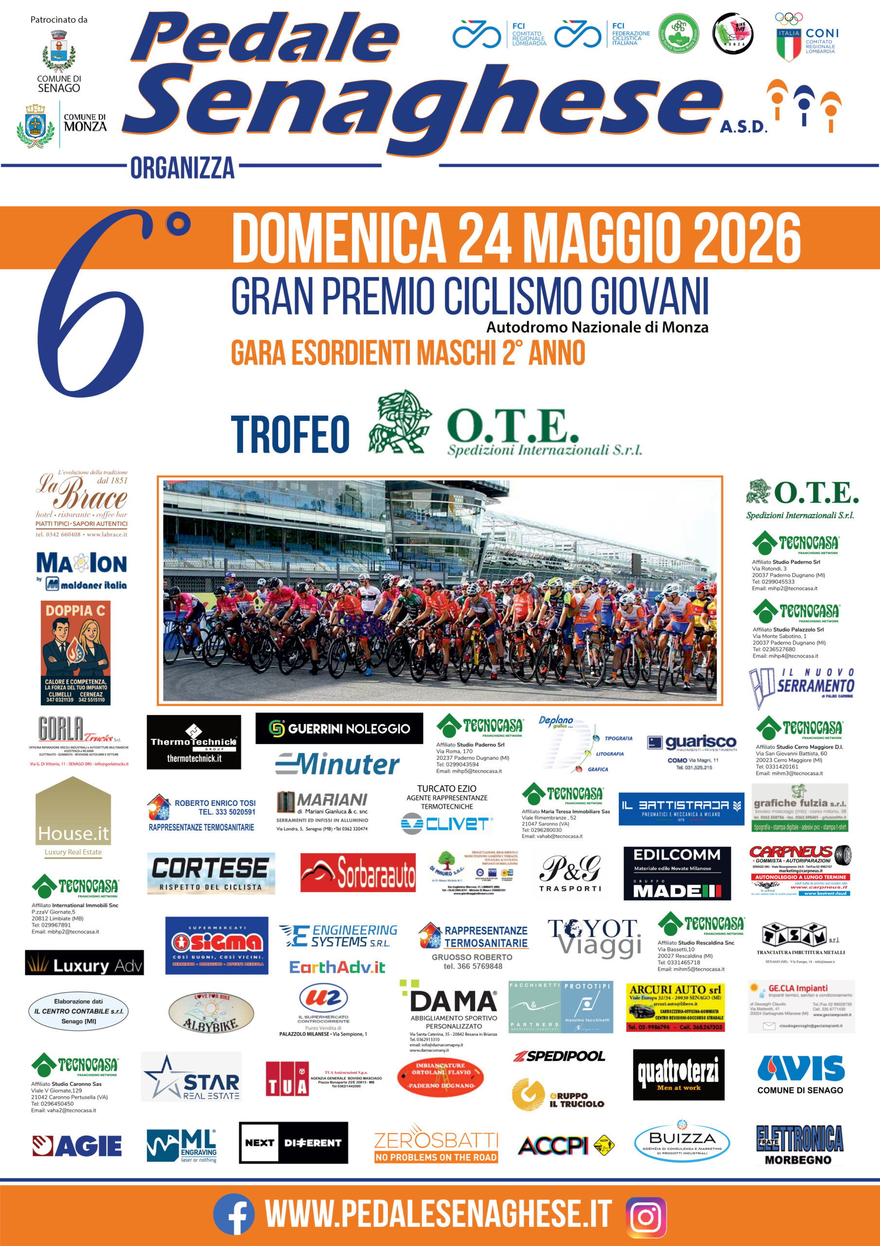 VOLANTINO-5°-GARA-CICLISTICA-ALLIEVI-2025-Pedale-Senaghese_prima pagina