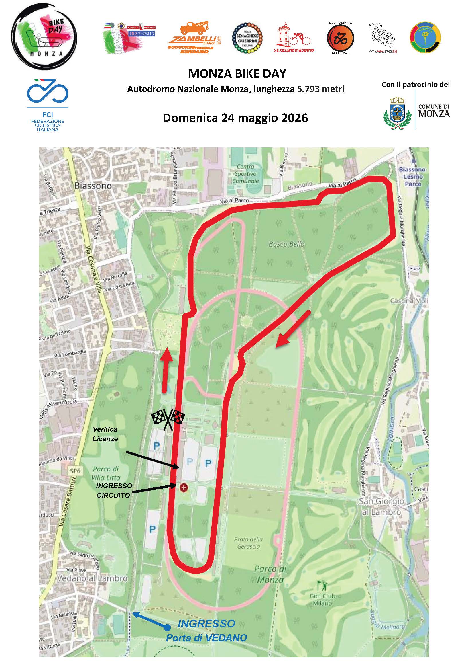 Planimetria MONZA 2025